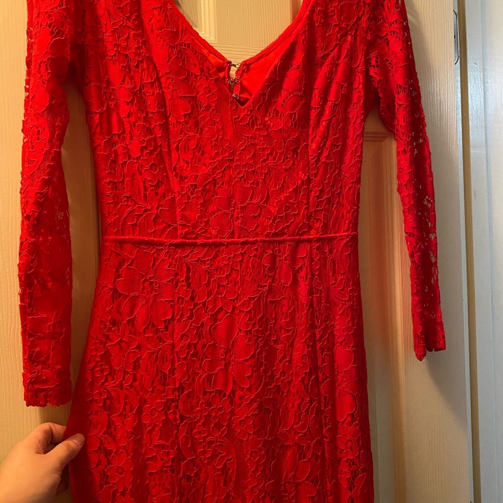 Red prom dress